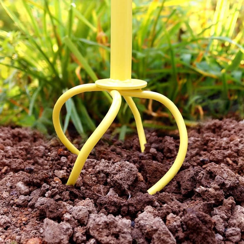 Manual Twist Tiller for Gardening, Garden Claw Hand Tiller, Steel Cultivator Tiller Lawn Aerator Soli Lossener for Gardening Bed and Plant Box