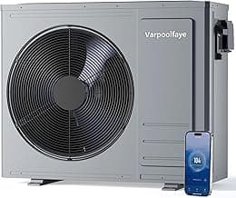 35100 BTU Swimming Pool Heat Pump Above Ground Pool Heater 220V Electric Pool Heater For Inground Pool 10000 Gallon Heating Cooling WiFi Control Schedule