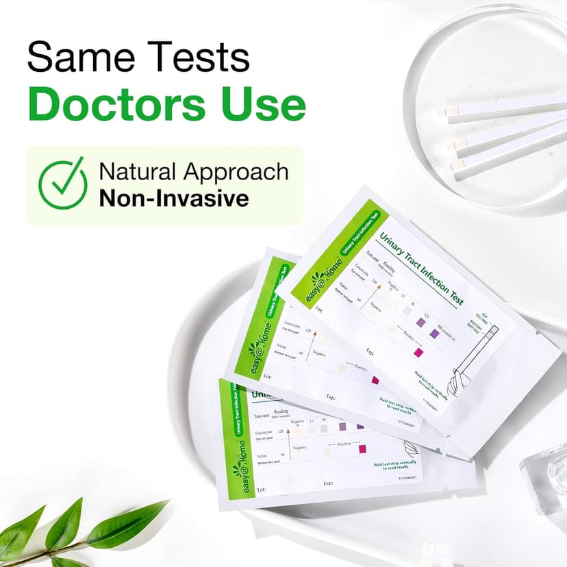 Easy@Home UTI Test Strips: Highly Accurate Urinary Tract Test Kit for Women Men, Bladder Infection UTI Urine Testing, Quick Results, OTC Use (UTI - 5 Pack)