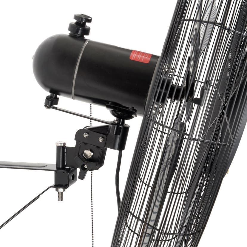 30" Wall Mounted Misting Fan, Outdoor Rated, Oscillating, 7204 CFM, 1/7 HP