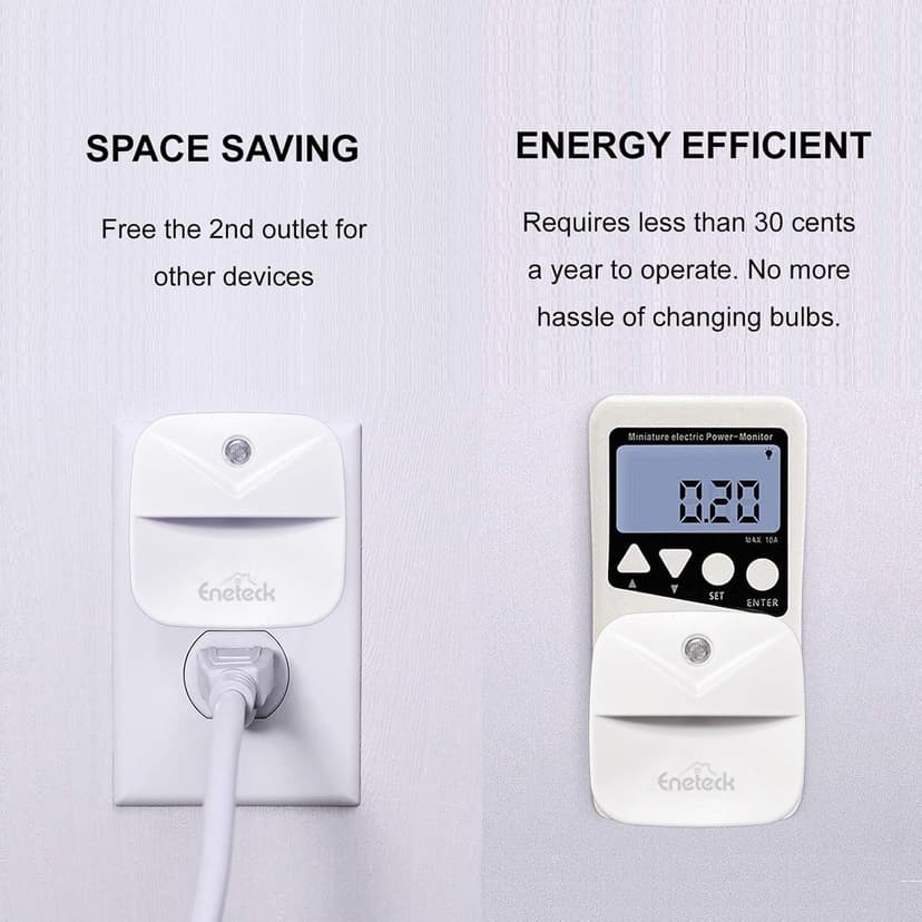 Night Light, LED Night Lights Plug into Wall, Dusk to Dawn Sensing Nightlights, No Glaring Compact Size, Night Light for Kids Navigating in Bathroom, Kitchen, Hallway, 6 Pack, White Light