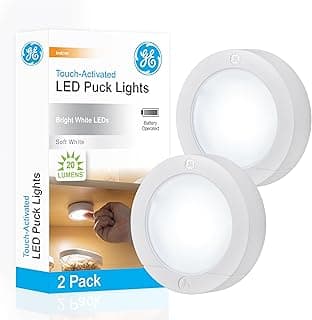 GE 25434 Puck Light 2 Pk