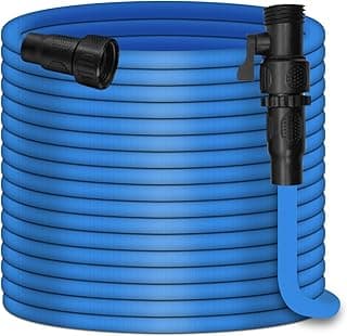 Garden Hose, 50ft Water Hose, Pliable Garden Hose with 3/4" Fittings, Water Pipe, Garden Hose useful house gifts for Outdoor Lawn Car Watering Plants (50FT)