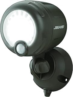 Beams MB360XT 200 Lumen Wireless Battery Operated Powered Motion Sensing LED Spotlight, 1-Pack, Brown