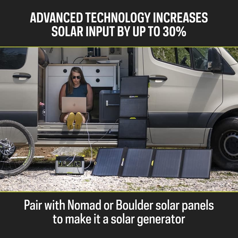 Goal Zero Yeti 1000 Core Portable Power Station, 1,000 W, Solar-Powered Generator (Solar Panel Not Included), USB-A/USB-C Ports and AC Outlets, Power for Camping (Yeti 1000 Core)