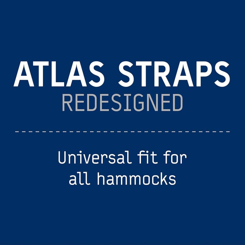 ENO Atlas Suspension System - Tree Strap for Hammock - Accessories for Camping, Hiking, and Backpacking - Black/Royal