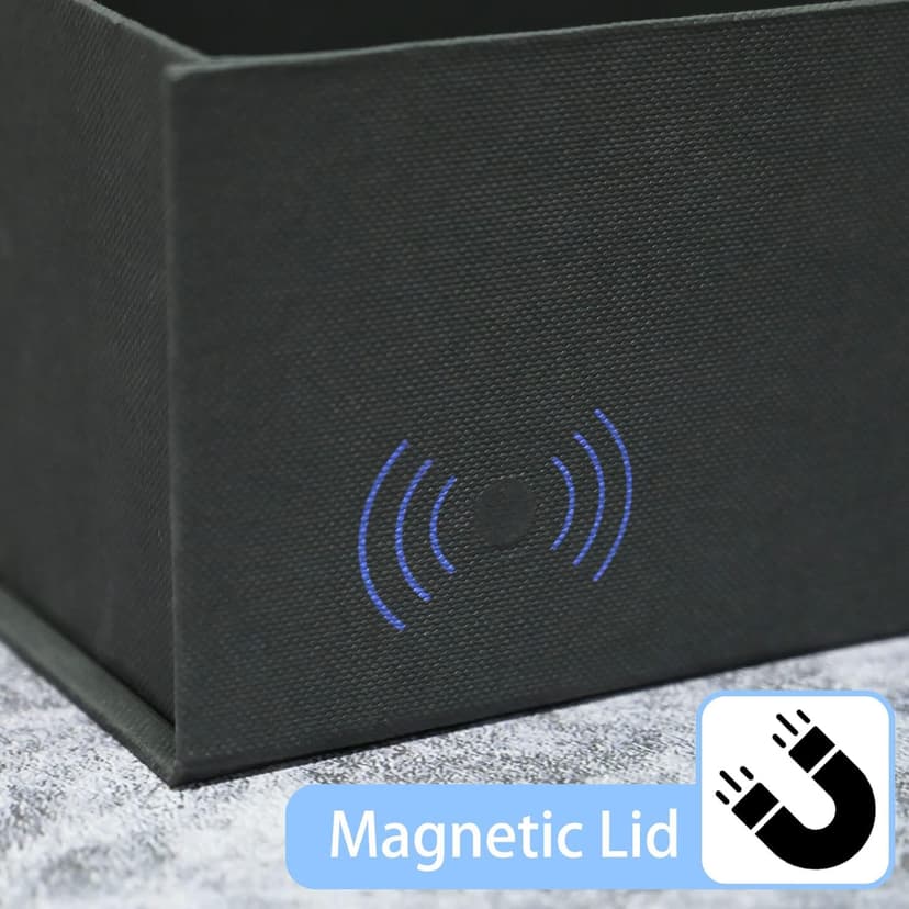 LIFELUM Gift Box 13''x10''x5'' Large Black Mother's Day Gift Boxes with Magnetic Lids Luxury Gifts Box for Mom Groomsman Proposal Contains Card, Ribbon, Filler Birthday Gift Packging