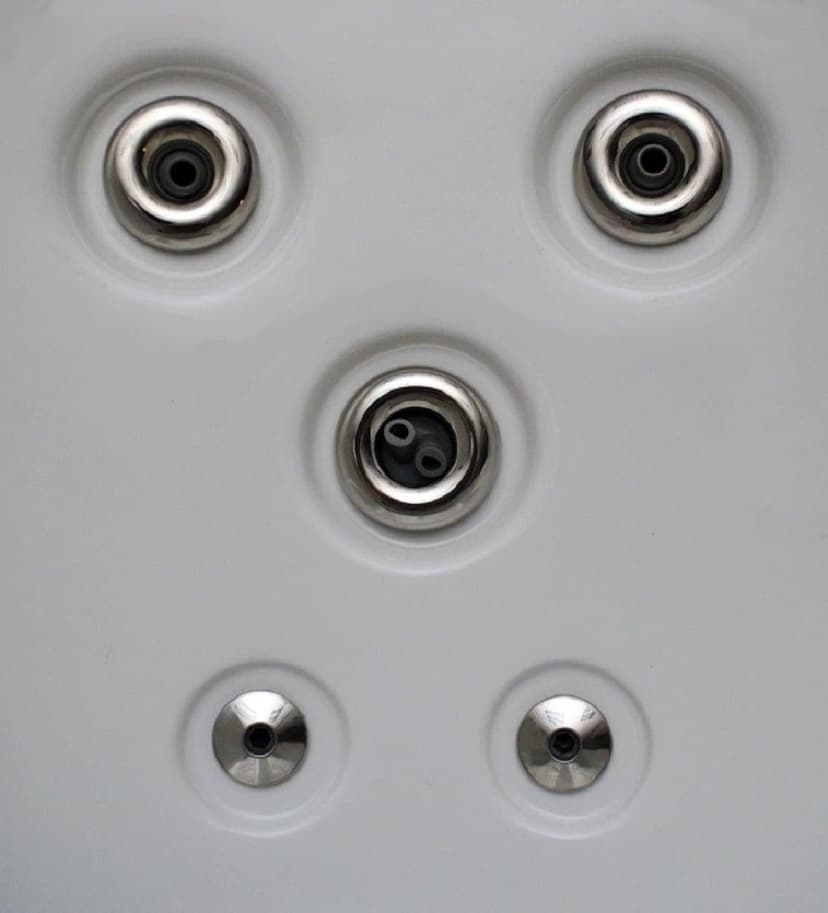 5-person Hot Tub 51-jet Spa with Ozone System - 80"x80"x34"