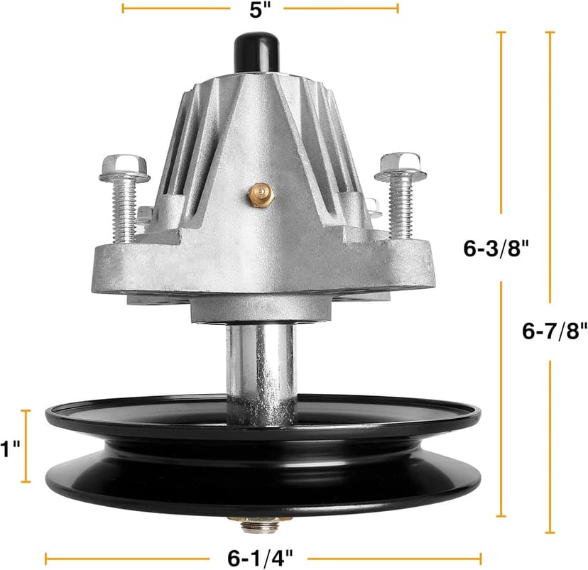 UP2WIN 918-04822B Spindle Assembly Compatible with Craftsman Cub Troy Bilt Pony Bronco 42" Mower Deck Tractor Riding Mower, Come with All The Mounting Hardware Including Threaded Bolt