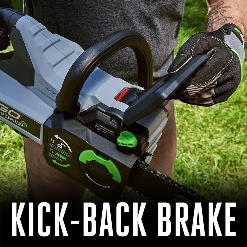 EGO Power+ CS1611 16-Inch 56V Lithium-ion Cordless Chainsaw - Battery and Charger Included, Black