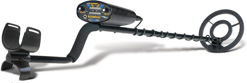 The Bounty Hunter Quick Draw II Metal Detector for Adults, Easy-to-use, and Designed for efficient Detection of Coins, relics, and Other Treasures, Making it Ideal for All Types of Treasure Hunting.