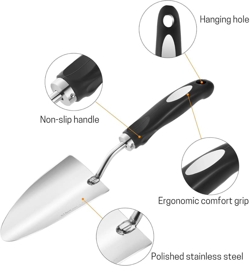 Mr. Pen Heavy Duty Stainless Steel Trowel, Garden Shovel, Hand Shovel, Gardening Tool