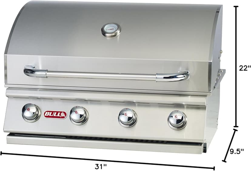 Bull Outlaw 30-Inch Built-In Grill (BG-26039), Natural Gas
