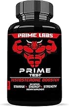 Prime Labs Men's Testosterone Booster - Stamina, Endurance, & Strength - 60 Caplets