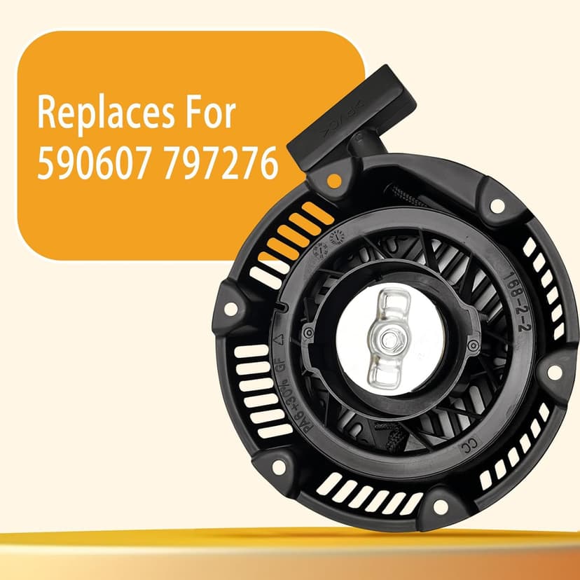 590607 Recoil Pull Starter Assembly Compatible with BriggsStratton 797276 XR550 CR950 XR950 CR750 XR95 Craftsman Pressure Washer Rear Tine Tiller 163cc 208cc