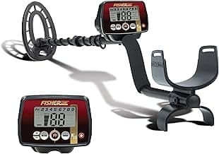 Fisher F22 Weatherproof Metal Detector with 9 Inch Weatherproof Coil, All-Purpose, High-Sensitivity, Deep Seeking Metal Detector, Pinpoint, Easy to Use