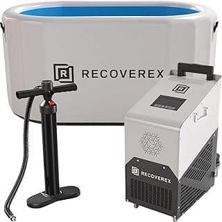 Cold Plunge Tub, 90 Gallon – Heavy-Duty Ice Bath Tub for Athletes, Portable Cold Plunge Chiller with Water Treatment Kit, Immersion Therapy, WiFi Control, Backpack & Wheels