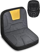 PACETAP Riding Lawn Mower Seat Cover, Heavy Duty 600D Oxford Waterproof Seat Cover with Padding, Durable Tractor Seat Cover Fits Kubota, for Cub Cadet, for Ford, for Mahindra, for Husqvarna (Medium)