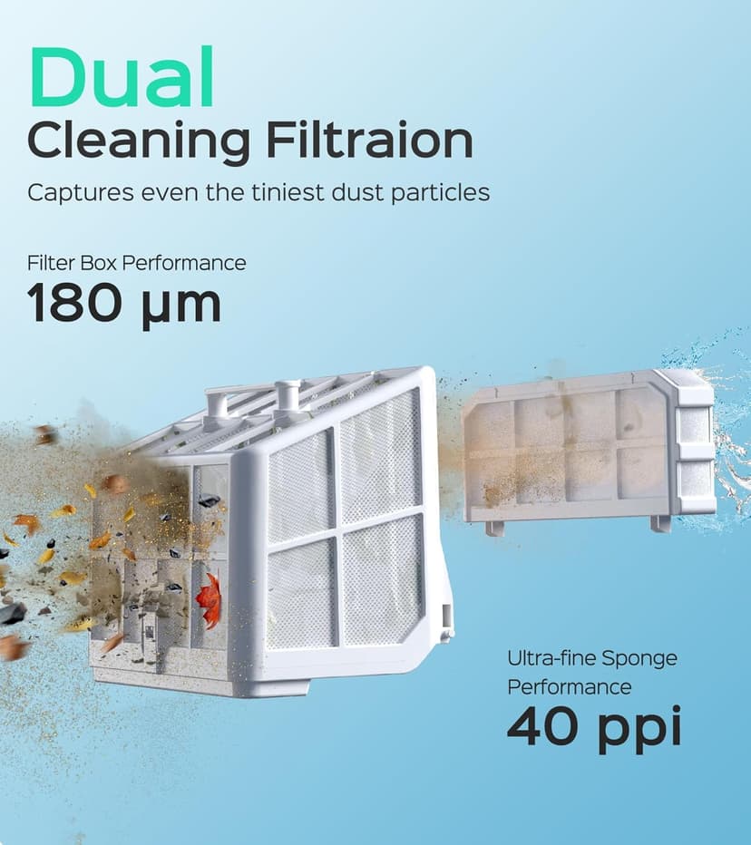 WYBOT S2 Inground Pool Vacuum up to 3230.Sq.ft, Cordless Robotic Pool Cleaner Lasts 210 Mins with Smart Navigation, Dual Filtration, Touch/APP Modes