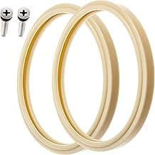 (1 Set) 8 3/8" Pool Light Lens Gasket and Stainless Pilot Screw - Exact Replacements for Pentair 79101600Z and 79104800 - Compatible with Pentair IntelliBrite, AmerLite, and SAM Amerlite Lights