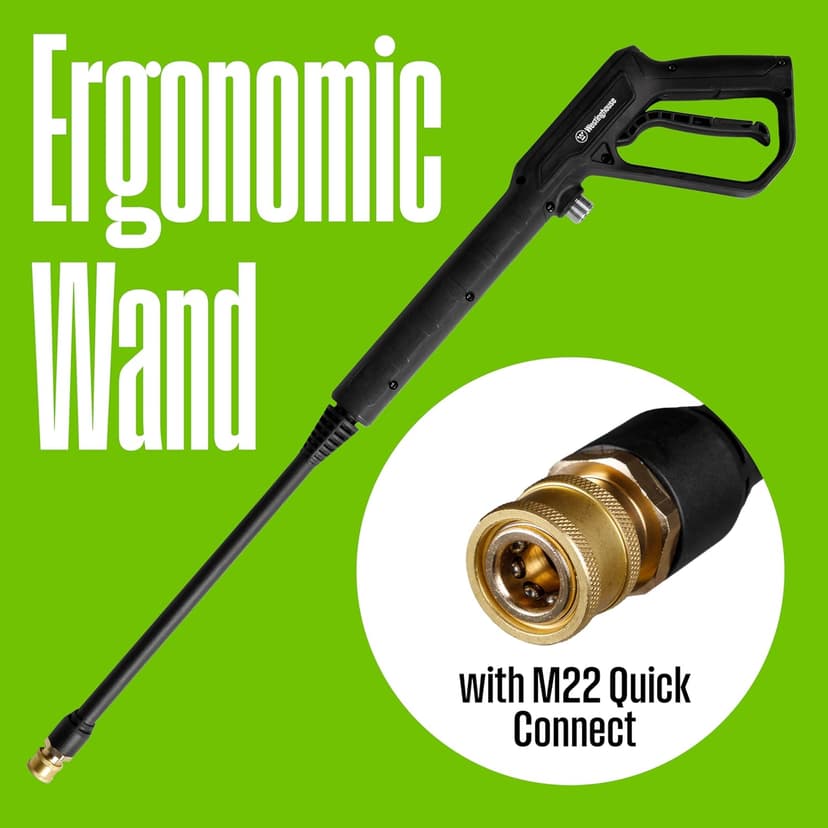 Westinghouse ePX3050 Electric Pressure Washer, 2100 Max PSI 1.76 Max GPM with Foam Cannon, for Cars/Fences/Driveways/Home/Patios