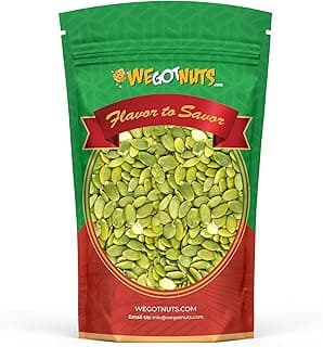 We Got Nuts Pumpkin Seeds Healthy Snacks 5Lbs (80oz) Bag | Raw Pepitas No Preservatives Added, 100% Natural With No Shell | For Baking, Salad Toppings, Cereal, Roasting | Low Calorie Nuts,