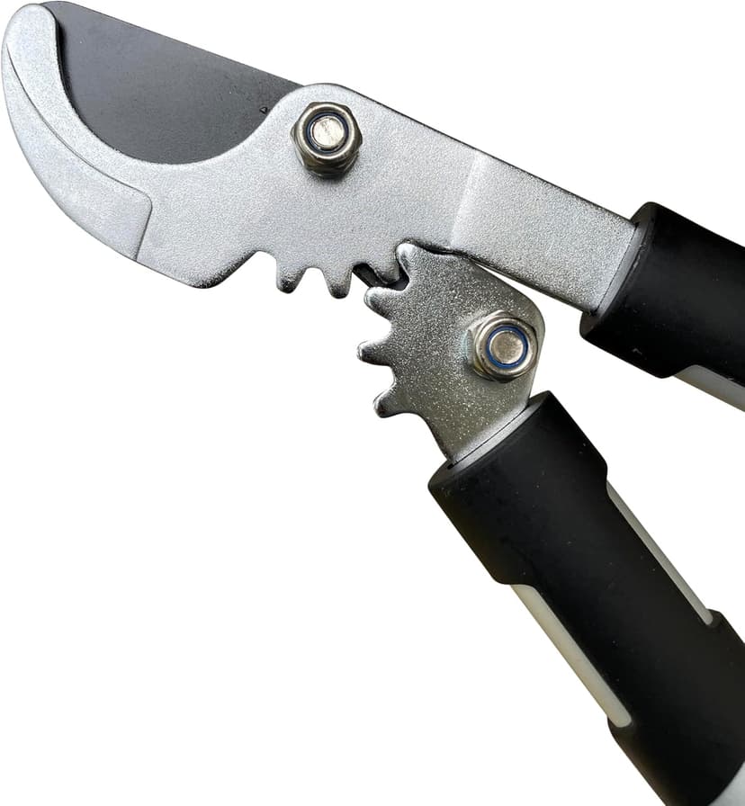 GARDEN GURU Bypass Loppers Tree Trimmer Clipper 3X Cutting Power Gardening Loppers Pruning Shear, Comfort Grip Handles, High Carbon Steel Blade, Heavy Duty Branch Cutter, Cut Thick Branches w Ease (2)