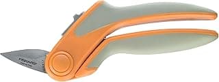 Fiskars Easy Action Tabletop Rag Quilt Snip, Gray Orange, 8" (190600)