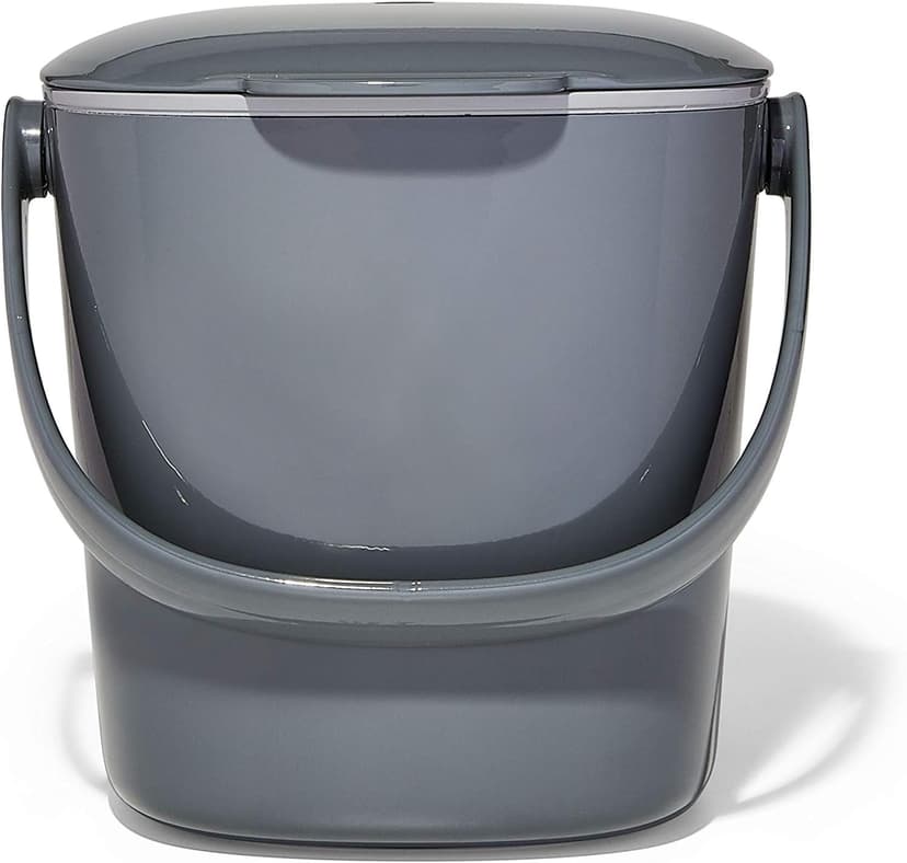 OXO Good Grips Easy-Clean Compost Bin, Charcoal - 0.75 GAL