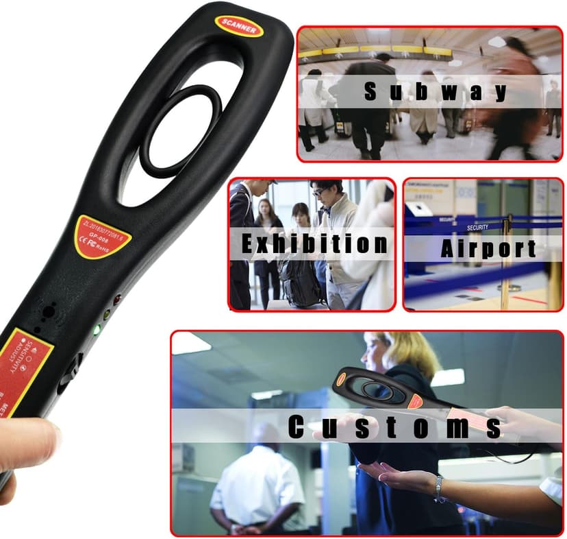 Hand Held Metal Detector,V·RESOURCING Portable High Sensitivity Metal Detector,for Security Inspection,Detecting Electronic Product, Metal Object