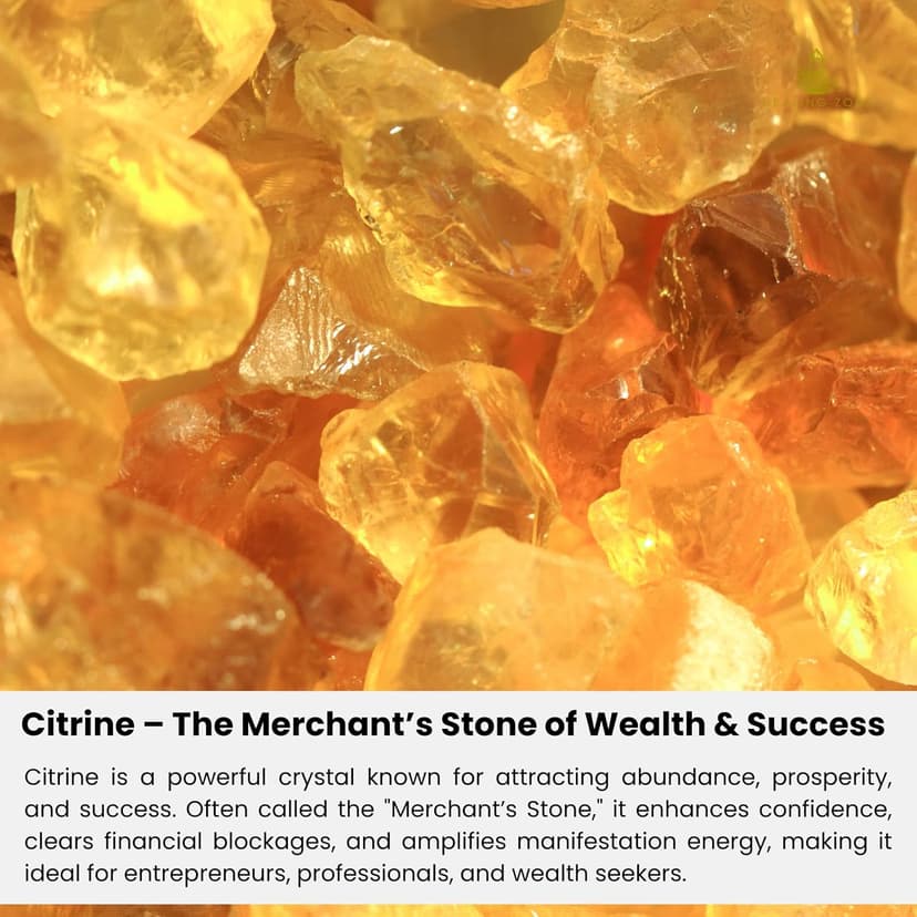 Triple Money Pyramid Energy Generator – Promotes Wealth & Prosperity with Green Aventurine, Red Garnet & Citrine – Attract Money & Success with Lucky Orgone Crystals
