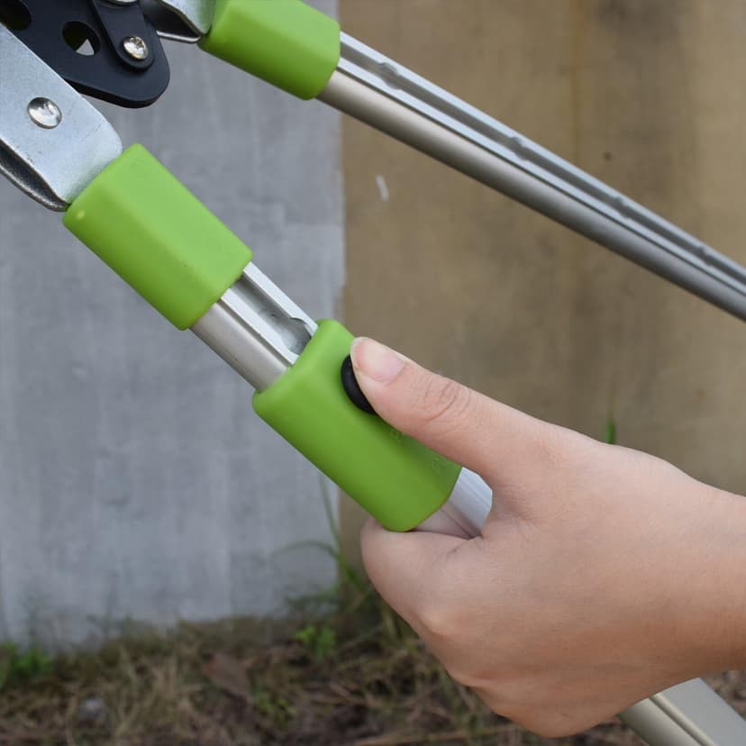 KSEIBI 252606 Anvil Lopper with Telescoping Aluminium Light-weight Handle, Tree Trimmer, Branch Cutter, Loppers, Pruning Shears, Garden Pruners Up to 2 Inch Cutting Capacity, 28 ~ 40 Inch