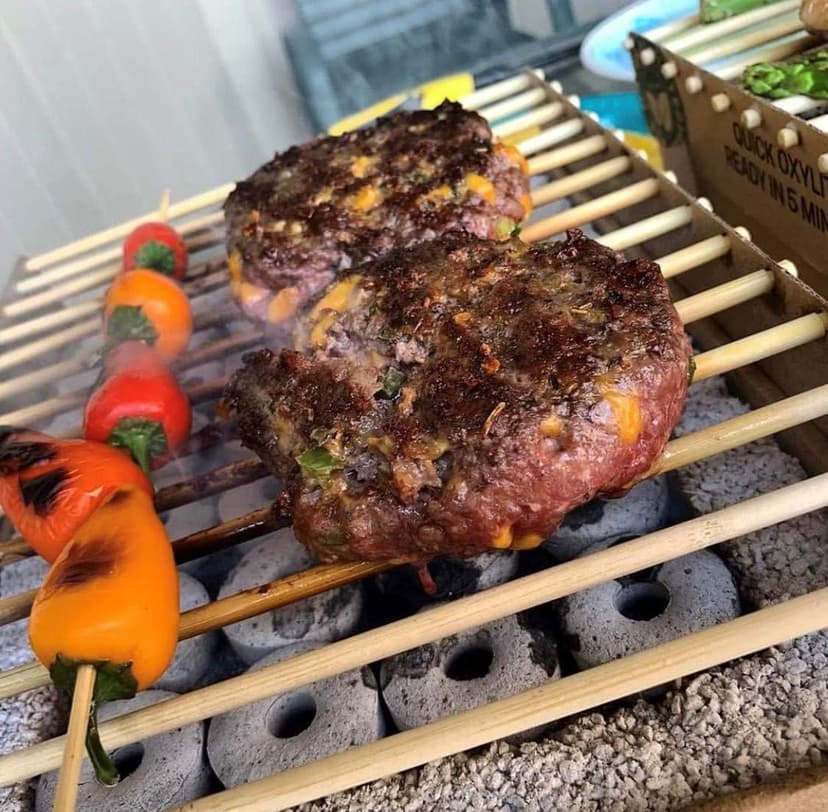CasusGrill Single Use Biodegradable Mini Grill: Portable & Disposable Grill, Great for Outdoor Charcoal BBQ & Camping, All Natural Materials, Easy Set Up - No Lighter Fluid Needed