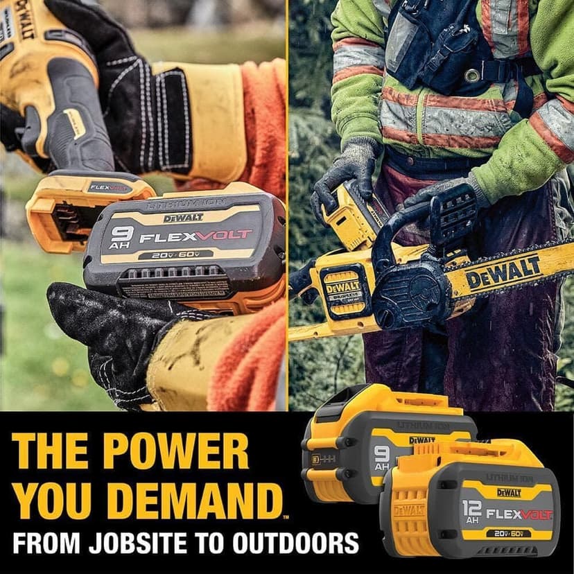 DEWALT FLEXVOLT 60V MAX* String Trimmer, 15-Inch, Tool Only (DCST970B)