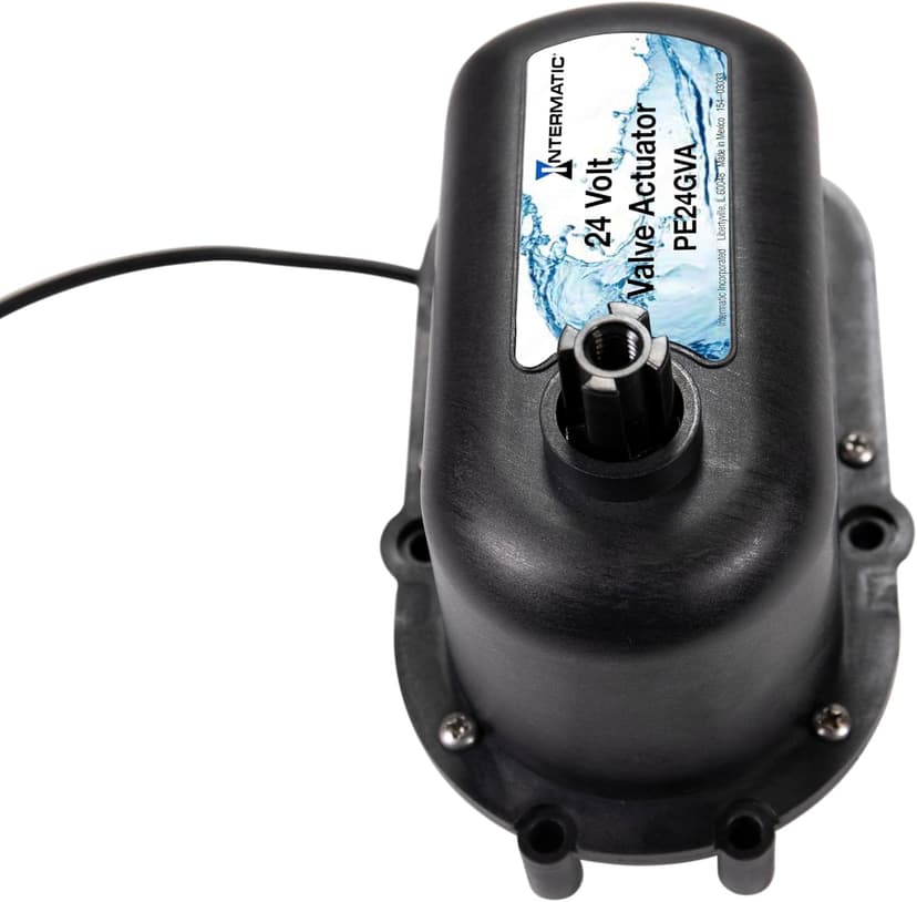 Intermatic PE24GVA 24V Compact Valve Actuator – Tool-Free Setup, Infinite Cam Adjustment, Weatherproof Design - Universal Compatibility for Pool & Spa Automation Systems
