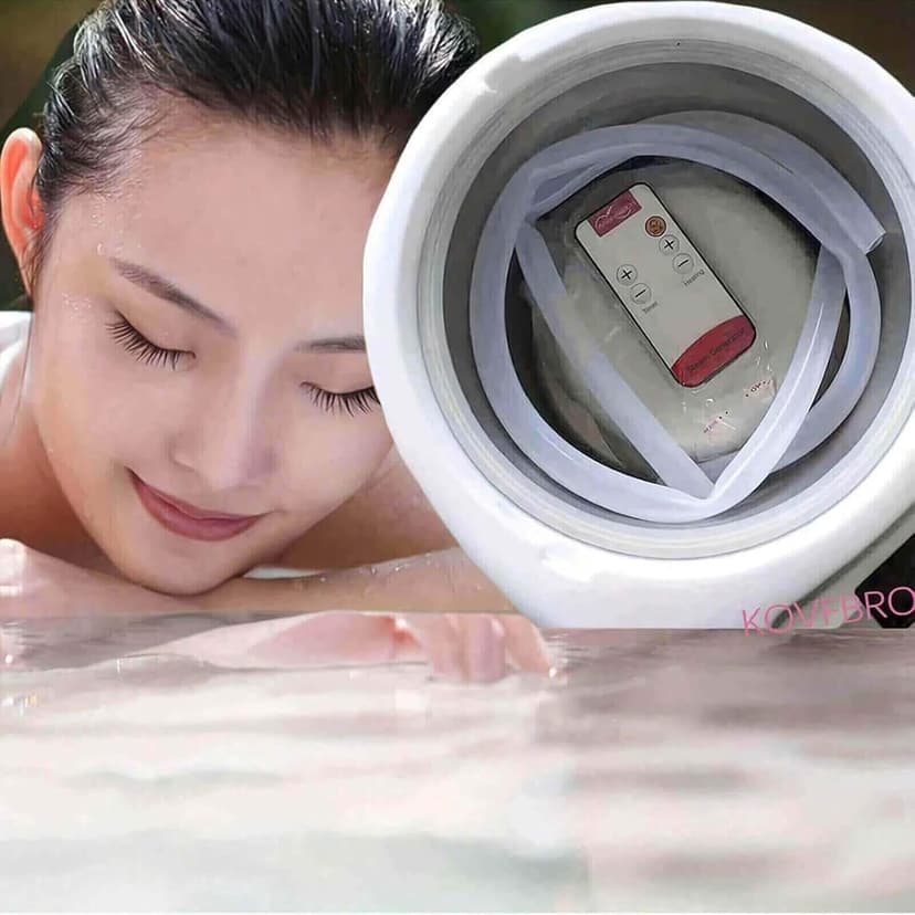 Portable Sauna Steamer Machine for Home Use, Personal Sauna Pod with Fast Heating, Adjustable Steam Settings, Quiet Operation, Ideal for Relaxation, Detox, and Skin Care, Fits Most Sauna Tents