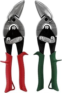 Midwest Tools and Cutlery MWT-6510C Midwest Snips Forged Blade Offset Aviation Snips Set (Pack of 2)