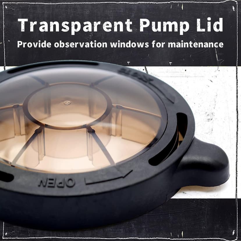 Pool Pump Basket Cover & O-Ring Kit Compatible with Splapool Pureline Deluxe Pumps, for Above-Ground & In-Ground Pools, Pool Pump Lid Replaces PO12728CR 16578 647252772 47252772 AC81361 NEP2134