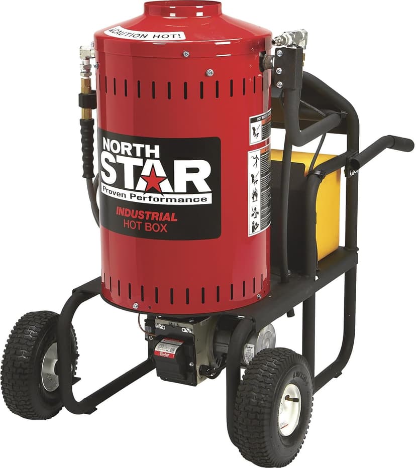 NorthStar Electric Wet Steam Cleaner and Hot Water Commercial Pressure Power Washer Add-on Unit - 4000 PSI, 4 GPM, 115 Volts