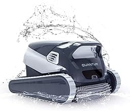 Dolphin Quantum Robotic Pool Cleaner (2025 Model) — Oversized Ultra-Fine and Standard Filter Bin, Weekly Timer, Anti-Tangle Swivel, & Waterline Cleaning for In-Ground Swimming Pools up to 50ft