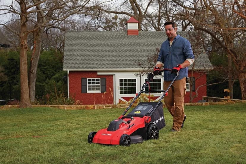 CRAFTSMAN Electric Lawn Mower, 20-Inch, Corded, 13-Ah (CMEMW213), Red