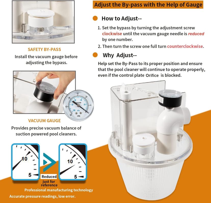 Replace for R211100 Vac-Mate Pool Cleaner Dispenser Box/Multi-Function Vacuum Skimmer Attachment Replacement