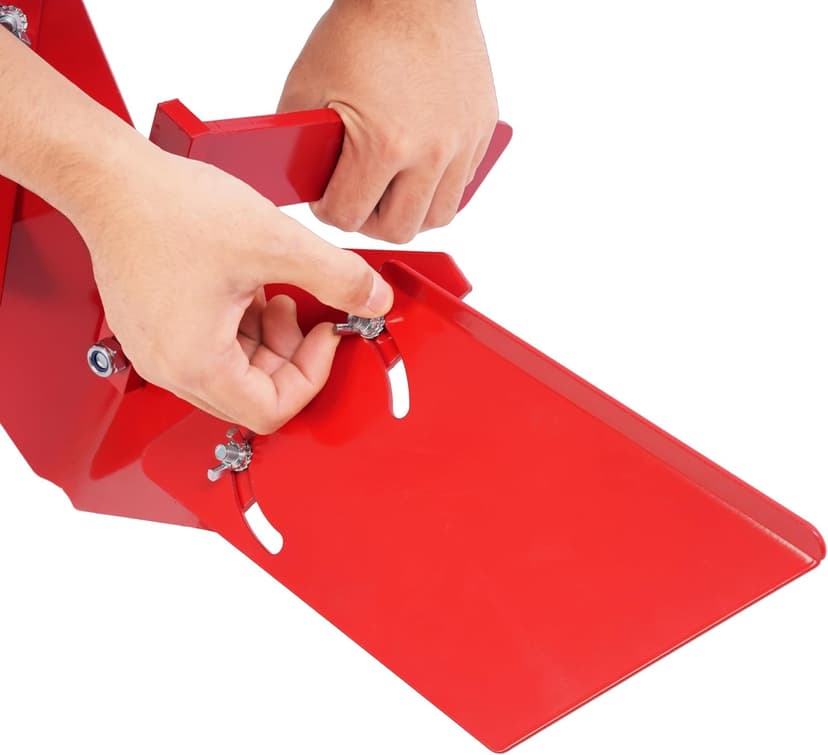 Hiller Furrower Kit for Rear Tine Tiller W/Adjustable Wing Fit for Land Reclamation 3 Kinds Connection Red Steel Replacement for 15683 Hiller-Furrower
