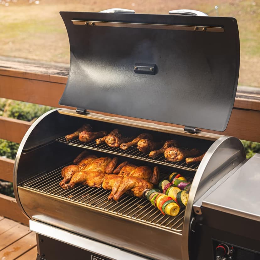 recteq Pellet Smoker Grill Deck Boss 800, Electric Pellet Smoker, Outdoor Grills & Smokers, Wi-Fi-Enabled BBQ Grill, 800 Sq Inches Cook Space