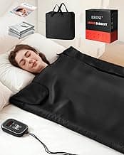 PU Infrared Sauna Blanket - Portable Far Infrared Sauna for Home Relaxation 77-176 °F Temp Range (PU)
