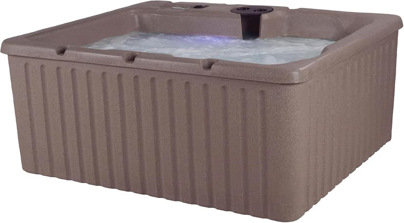 Aqualife Current Outdoor Hot Tub, Free Extras, Fits 4-Adults, Plug and Play Spa, Free Cover Included, Made in USA