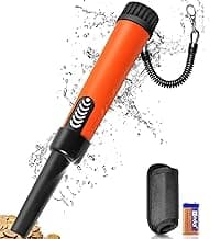 Metal Detector Pinpointer for Adults Kids, Handheld Metal Detector Wand for Precise Targeting, Fully Waterproof Underwater Detector with LCD Screen, 360° Detection, 3 Alert Modes, MD-880