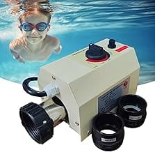 Pool Heater-3KW 220V 240V Electric Pool Water Heater, Upgrade Portable Constant Temperature Control Pool Warmers for Above Ground Pools, Thermostat Used for Spa, Bathtub, Mini Swimming Pool
