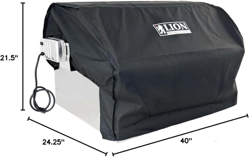 Lion L90000 40-Inch Built-in Propane Gas Grill with Rear Infrared Burner