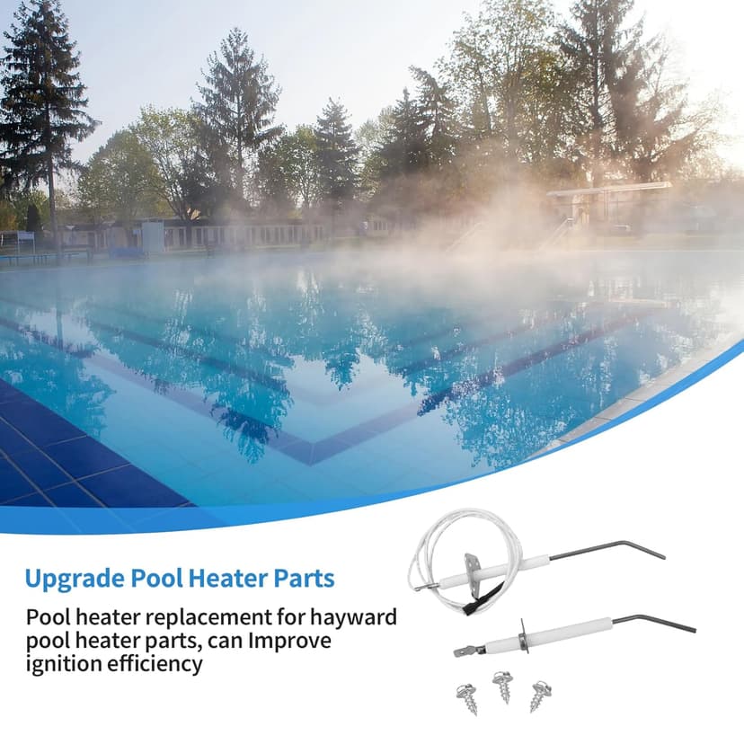 IDXLFLS1930 Flame Sensor Replacement fit for Hayward Pool Heater Parts, Pool Heater Ignitor Compatible with Hayward Universal H-Series Induced Draft and Gas Heater H250IDL H300IDL H400IDL H150FD